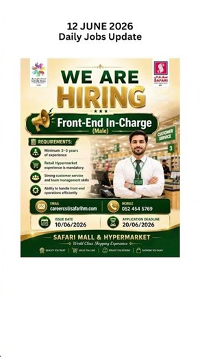 UAE Daily Jobs Updates | 12 June 2026 | DUBAI