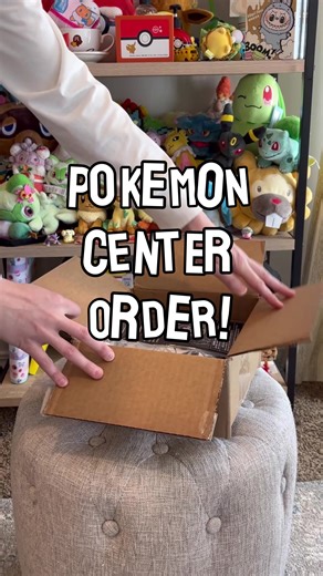 My Pokemon center online order arrived! Let’s unbox it! #pokémon #pokefan #pokegirl #pokemoncommunity #pokemontiktok #fyp #pokemontrainer #pokemontiktoker #pokemoncenter #pokemonfashion @Pokémon Company Int’l