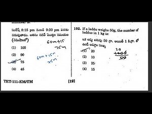 TS TET 2023 PAPER 1 MATHS CONTENT KEY AND EXPLANATION