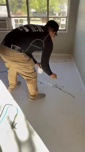 Diseñando un piso efecto MÁRMOL con resina epóxica