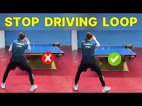 Stop DRIVING Your Loops! The #1 Reason Your Forehand Loop is Flat
