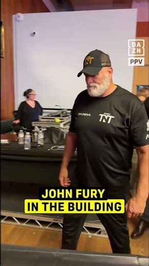 John Fury has arrived at the open workouts 👀