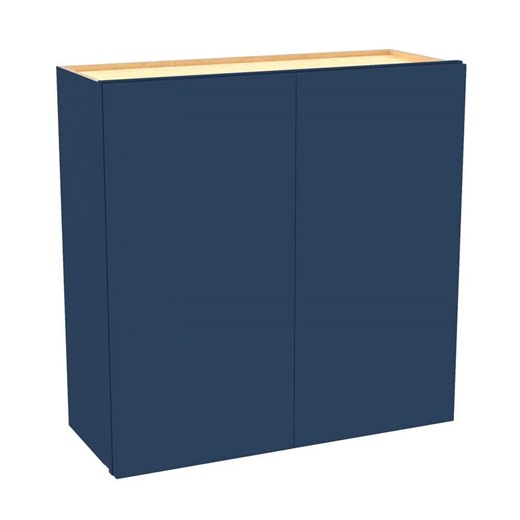 Reviews for Home Decorators Collection Hargrove 33 in. W x 12 in. D x 36 in. H Assembled Plywood Wall Kitchen Cabinet in Vessel Blue with Soft Close | Pg 1 - The Home Depot