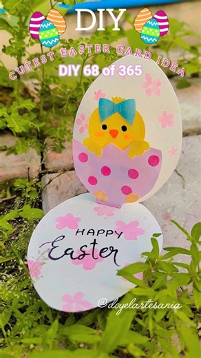 Easter Pop-up Card Idea Day68🐣✨ #subscribe #viral #easter2026