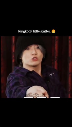 Jungkook little stutter 💜#bts#shorts