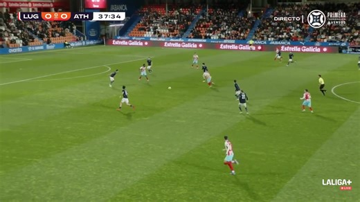 🎶 SI ÁLEX BALBOA LA PONE CON MÚSICA... 🔥 Y NICOLÁS RENIERO ESTÁ ENCHUFADO 💯 ¡ES IMPOSIBLE QUE NO SEA GOL PARA EL Club Deportivo Lugo! 📺 LaLiga y La casa del fútbol #LugoAthleticB | #PrimeraFederación | #VersusELearning | Primera Federación Versus e-Learning