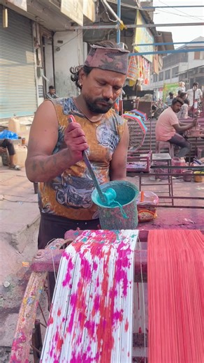 9.7M views · 74K reactions | Manjha making in Roadside Factory | Village food Hunter | Facebook