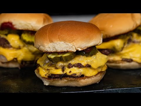 Easy Cheeseburger - Homemade Smashburger