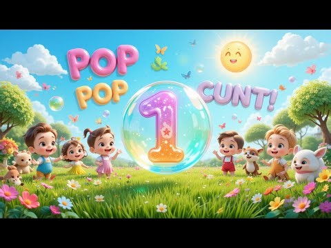 Bubble Pop Numbers | Learn Counting & Numbers with Fun Bubble Popping | Educational Song for Kids 🎈🔢