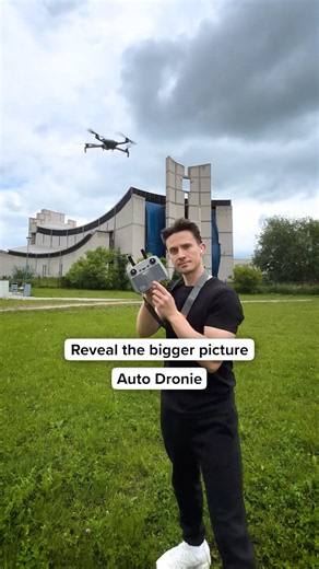 Reveal the Bigger Picture | DJI Mini 5 Pro Auto Dronie Shot | Cinematic Drone Tutorial | #drone