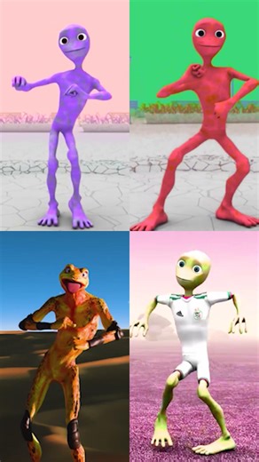 Dame Tu Cosita Alien Dance | All Variation Dame Tu Cosita Music Video