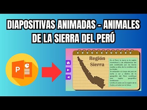 Diapositivas animadas en PowerPoint - Animales de la Sierra del Perú