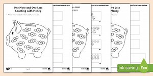 More and Less Counting with Money Activity