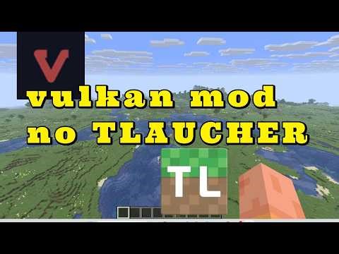 Como usar Vulkan Mod no minecraft java com TLAUCHER