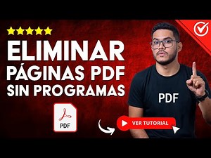 Cómo ELIMINAR PÁGINAS de PDF sin Programas | ​​📃 Quitar Páginas PDF ​​📃