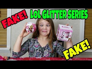 Fake LOL Glitter Series Dolls! Unboxing Fake LOL Dolls!