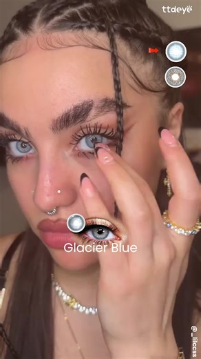 TTDeye Colored Contact Lens on TikTok