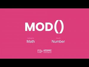 AppSheet MOD() Expression