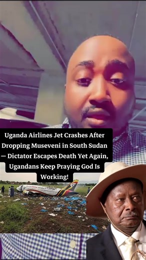 Uganda Airlines Jet Crashes After Dropping Museveni in South Sudan — Dictator Escapes Death Yet Again, Ugandans Keep Praying God Is Working!#fy #fypage #for #foryou #foryoupage #foryoupage #foryour #foryourpages #foryourepage #foryourepages