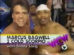 Ron Simmons & Harlem Heat vs Ice Train, Scorpio & Bagwell W/ Teddy Long (WCW Worldwide 4/9/94)