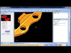 BobCAD CAM V27 Extrude Cut