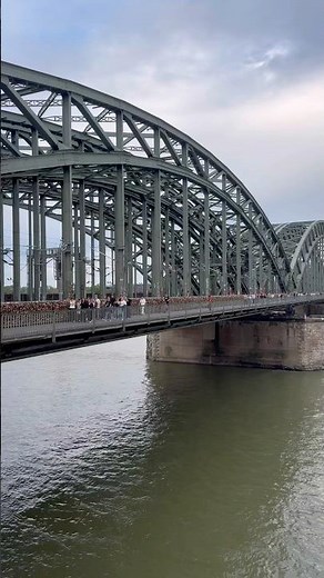 Cologne’s Iconic Bridge & Cathedral 🇩🇪✨ | A View You’ll Never Forget” #cologne #germany #viral #4k