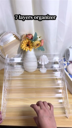 Stylish 7-Layer Acrylic Organizer Ideas