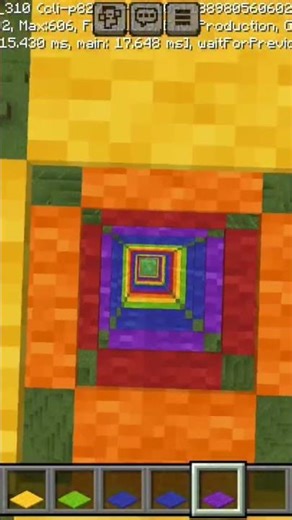 rainbow dropper minecraft#minecraft