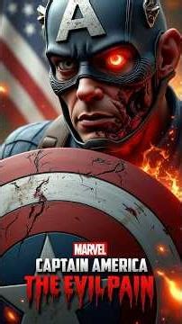 How Captain America became Evil #CaptainAmericaHorror #shorthorror #youtubeshorts #marvel #scary