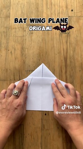 Creative Paper Airplane Folding: Bat Wing Design