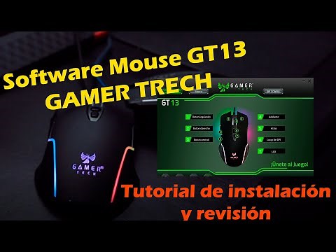 Tutorial de instalación y revisión de software del Mouse GAMER TECH Gt 13