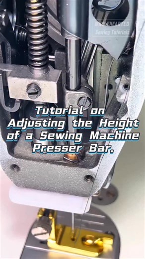 WHOLEHEARTED Sewing Tutorials & Tools on Instagram: "Tutorial on Adjusting the Height of a Sewing Machine Presser Bar. #Wholeheartedapparel #Wholeheartedsewingtutorials #Wholeheartedsewing #Sewingtutorials #Sewinglife"