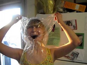 Saran Wrap Girl!