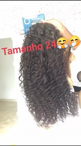2.1K views · 5 comments | Peruca cacheada Tamanho 24 Front orelha orelha #peruca Destacar 915 219 384 | Margarida cabelo Brasileiro & prata | Facebook