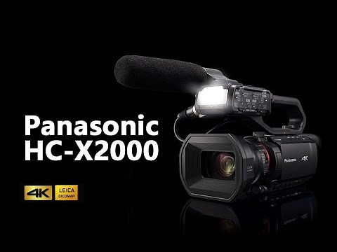 Panasonic HC-X2000 4K 60p 商用手持式攝錄影機開箱評價與安裝教學 | 東京奧運指定攝影機種 | 北科大梁又文老師實驗室設備