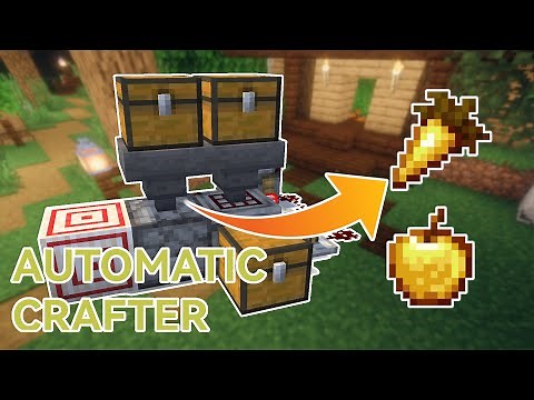 Easiest & Smallest Golden Apple & Carrot Crafter! (5x3x3) | Java 1.21+ Tutorial