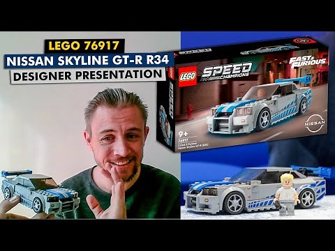 LEGO 2 Fast 2 Furious Nissan Skyline GT-R R34 with Paul Walker minifig - Speed Champions 2023