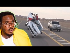 Americans React to Crazy Arab Drifting Car
