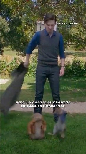 Joyeuses Pâques avec Pierre Lapin ! #pov #pierrelapin #paques