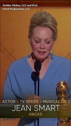 Jean Smart's Golden Globe Speech: Grateful for 'Hacks' Team | AA1G