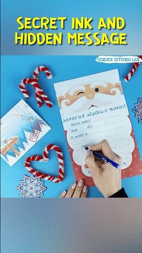 Disappearing Ink Trick: Heat Hides It, Cold Reveals It! Invisible Secret Letter until it’s cold