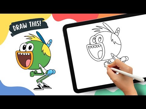 SwaySway | Breadwinners - Easy Cartoon Drawing Tutorial
