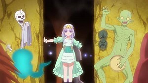 Even demons enjoy a nice hot bath. 😌 Sleepy Princess in the Demon Castle, simulcasting now on AnimeLab! 👑 https://bit.ly/38eAyl8 | Funimation