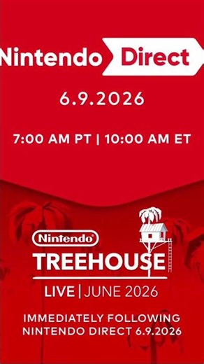NINTENDO DIRECT 6.9.2026 + TREEHOUSE LIVE | JUNE 2026