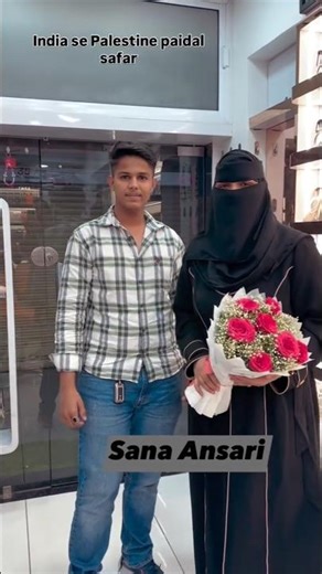 Sana Ansari paidal safar palestine #sanaansari #paidalsafar #palestine
