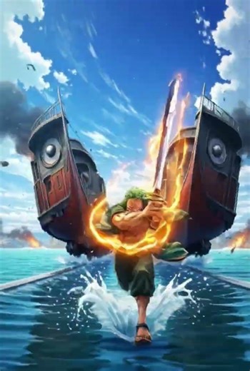one piece zoro train cut #anime