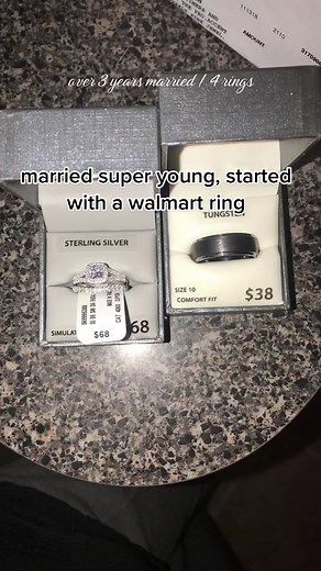 thanks @Walmart and @Pandora💍 for being there through this time, but mama got her an upgrade 💗💍 #weddingring #newring #marriedyoung#l