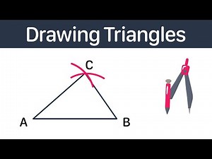 Drawing a Triangle using Compasses | GCSE Maths