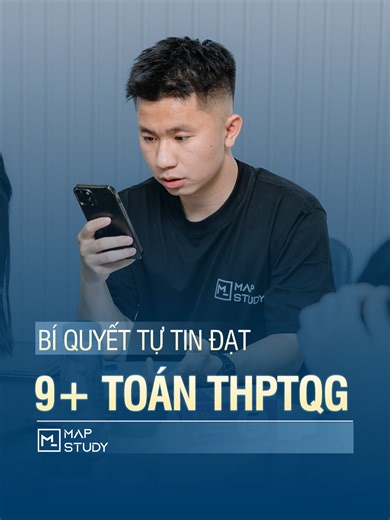 Bí quyết 9 THPTQG từ thầy C Nhân Tổ toán #mapstudy #learnontiktok #toan12 #xuhuong