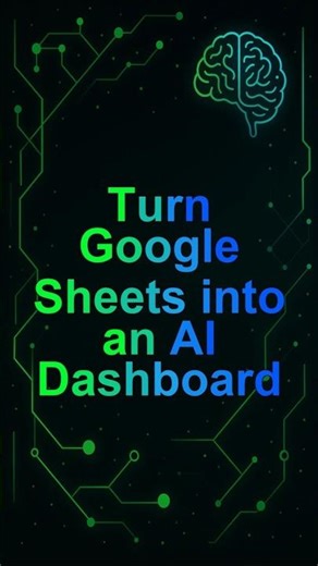 Turn Google Sheets into an AI Dashboard